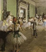 Edgar Degas the dance class Spain oil painting artist